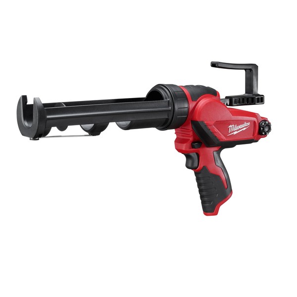 Cordless Caulk and Adhesive Gun, 10 oz Container, For Use With: 10 oz Cartridges, Black/Red