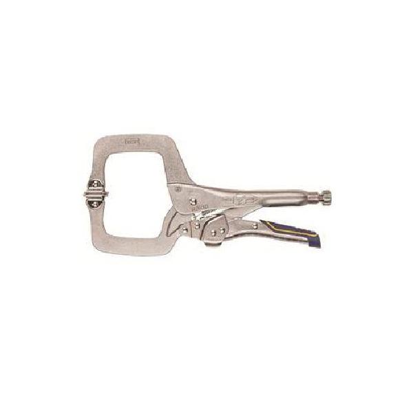 New Locking Clamp, Series: 6SP, 1-1/2 in Throat Depth, 2-1/8 in Jaw Opening, 6 in L Jaw, Steel, Nickel Plated