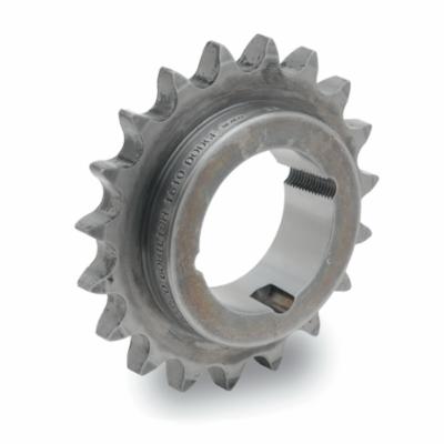 Roller Chain Sprocket, Single Strand Taper Lock® Type BTL, 1/2 in Bore, 4.462 in OD, #60 Chain, 17 Teeth, 3/4 in Pitch, 4.082 in Pitch Diameter, 3-1/4 in Diameter Hub, 1 in Length Through Bore, Taper-Lock® Bushing, Low-Carbon Steel