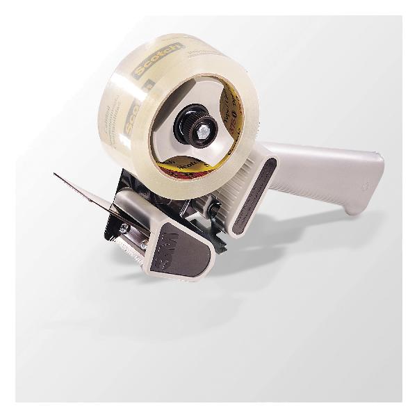 Handheld Tape Dispenser, Tan/Gray