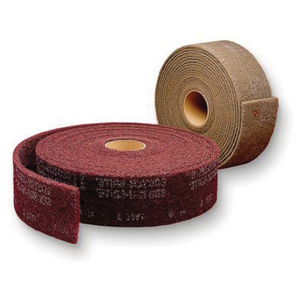 Abrasive Roll, 6 Inch Roll Width, 30 ft Roll Length, Talc Abrasive, White, Applicable Materials: Metals, Wood, Composite and Advanced Materials
