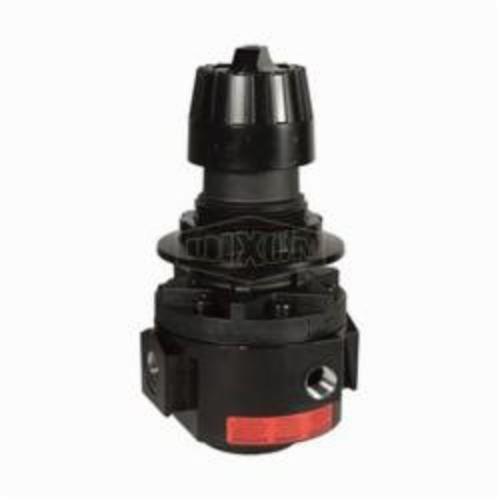 Regulator, High Pressure Self-Relieving Standard, Series: R26, 3/8 Inch NPT/BSPP-G, 148 scfm, 0 to 250 psi Adjustable, 32 to 150 °F, Zinc