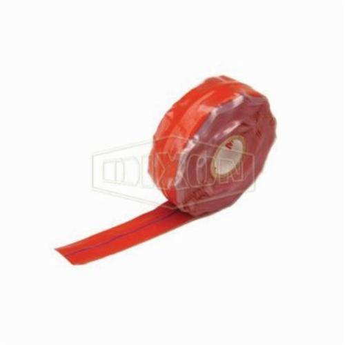 Fire Jacket Tape, 1 Inch, Silicone Rubber, Red, 12 yd L, Domestic