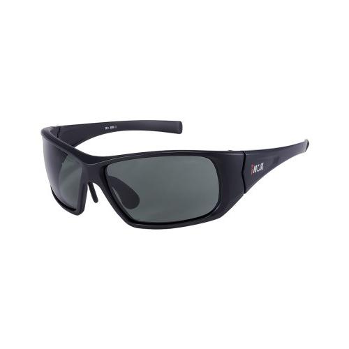Protective Eye Wear, Safety, Series: 1764, 5-1/2 in H x 1-3/4 in W x 5-1/2 in L Size, Anti-Scratch Lens Coating, Gray Lens, Black Frame, Polycarbonate Lens, Yes UV Protection, Specifications Met: ANSI Z87.1-2020