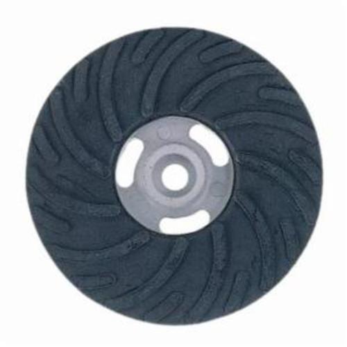 Backup Pad, Air Cooled Hard Density Standard, 9 in Pad Dia, Locking Nut Attachment, 6600 RPM Maximum