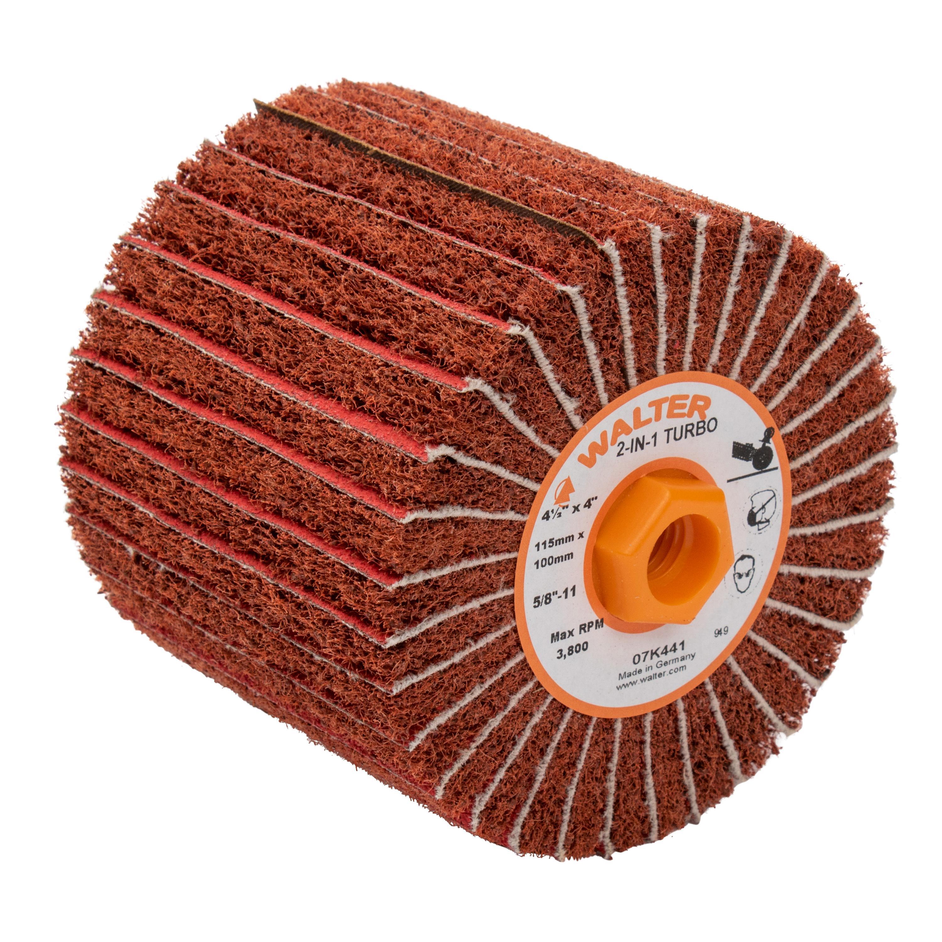 4-1/2x4 5/8-11 Two-in-One Drum