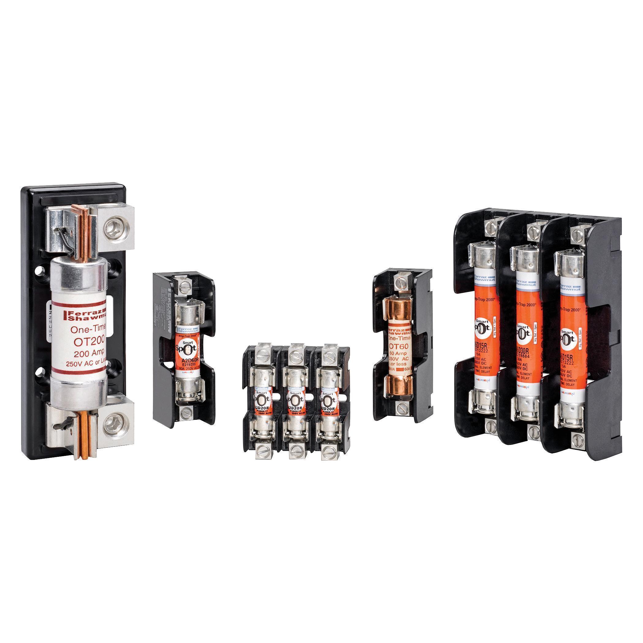 20317R R FUSE BLOCK 250V 30A 2P SR MERSEN