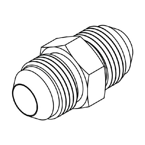 Hydraulic Union, 1 1/16-12 Inch Male JIC, 1 1/16-12 Inch Male JIC, Steel