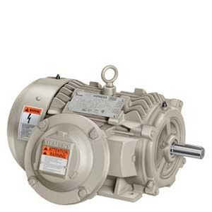 Hazardous Duty AC Motor, 1 HP, 1800 RPM, 143TCV Frame, 3-Phase, 230/460 VAC, TEFC, Cast Iron