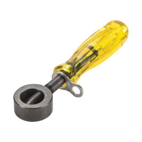 Punch and Chisel Holder, Tether Ready, 2 in Chisel, 8 in Overall Length