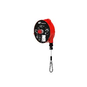 Cable Balancer, Long Medium Duty Spring, 22 to 30 lb Load, Stainless Steel Cable, Cast Aluminum Housing Material
