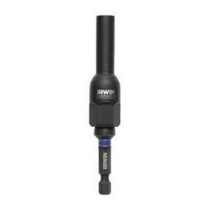 Bolt Extractor, Deep Well, Series: Impact Performance™, Measurement System: Imperial, Square Drive, 5/8 in Diameter Large End, 27/64 in Small End Diameter, 2-1/2 in Overall Length, 1/4 in, 6 mm Extractor, Carbon Steel, Black Oxide