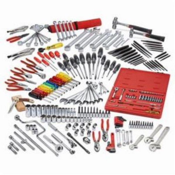 Maintenance Tool Set, Intermediate, 1/4 in, 3/8 in Drive, 233 Piece, For Use With: 1/16 to 1 in Fastener