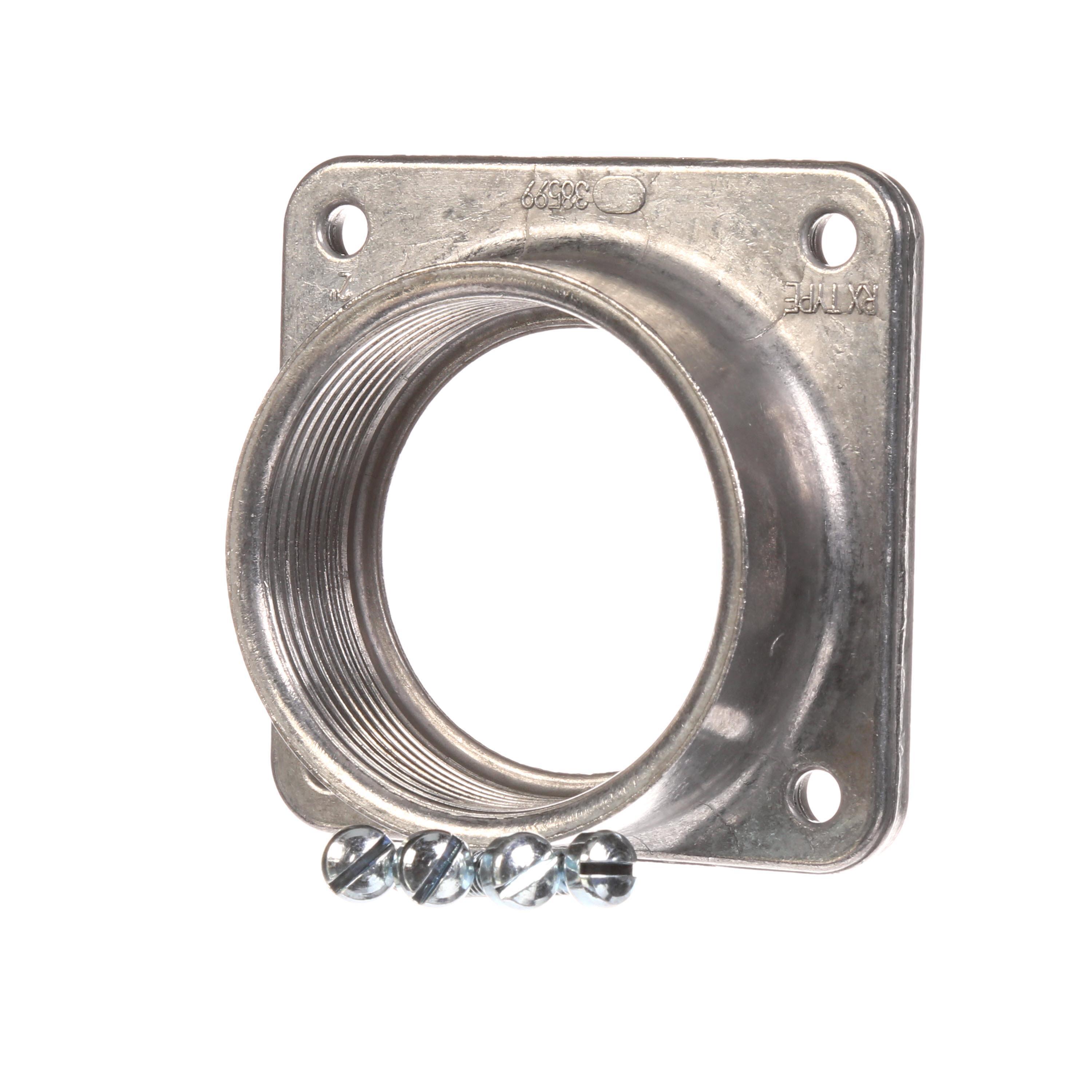 Conduit Hub, Type RX Interchangeable, 2 in Size, Surface Mounting, Metal, Unpainted, 12.9 in L x 5.1 in W x 3.7 in H Dimensions