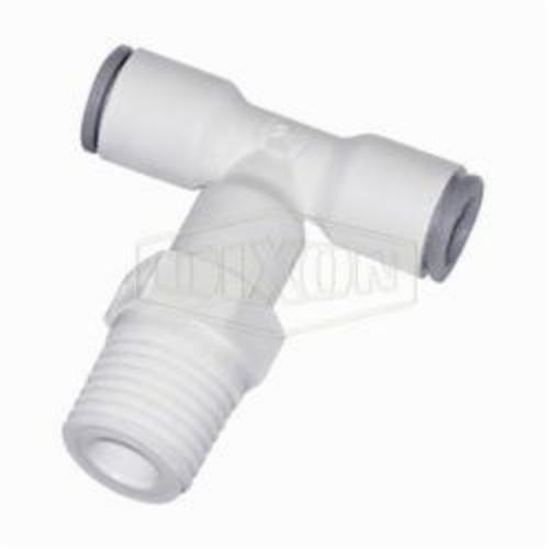 Swivel Branch Tee, Lead Free, Series: LIQUIfit™, Fitting/Connector Type: Tee, 3/8 x 1/4 Inch Nominal, Tube x MNPT, 190 psi, 35 to 100 °F, Nylon, Domestic