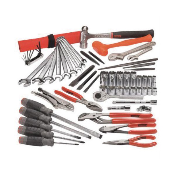 Starter Tool Set, Metric, 3/8 in Drive, 67 Piece, For Use With: 7 to 19 mm Fastener, Box Tool Storage Type, Yes Tool Storage Included, ANSI Specified Specifications Met