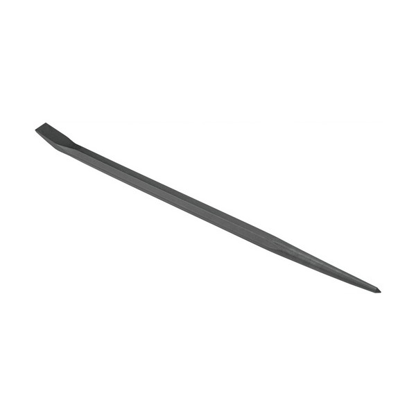 Pry Bar, Aligning, Straight Chisel/Tapered Point, 23/32 in Tip Length, 3/4 in Tip Width, 24 in Overall Length, 3/4 in Overall Width, 3/4 in Dia, Yes Corrosion-Resistant, Forged High Carbon Steel, Black Oxide
