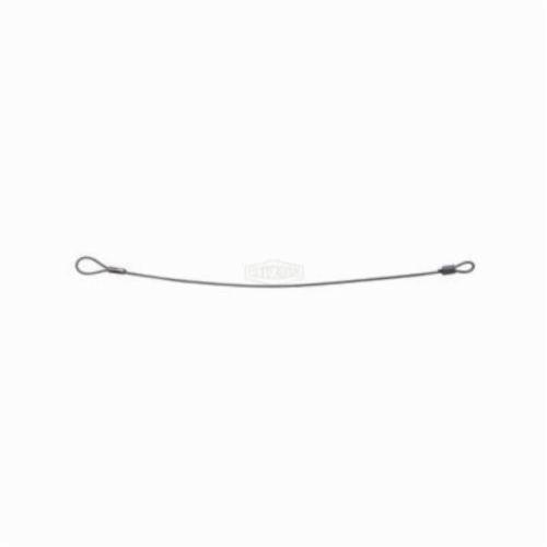 Lanyard, Carbon Steel, PVC Coated, 15 Inch Length, Domestic