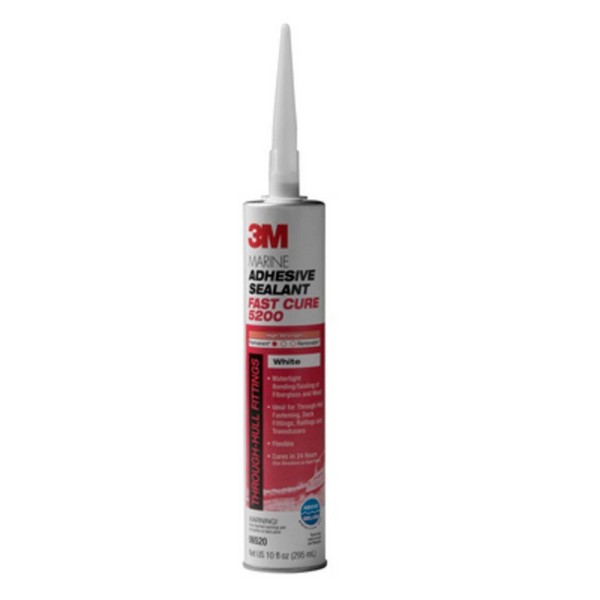 Adhesive Sealant, Marine, Cartridge Container, 0.1 gal Container, Polyurethane Base