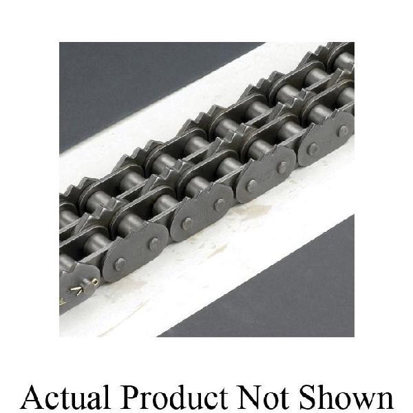 Connecting Link, Triple Strand British Standard DIN, RS08B Chain, 1/2 in Pitch, 0.175 in Pin Dia, 0.465 in H Link Plate, 0.06 in THK Link Plate, Carbon Steel