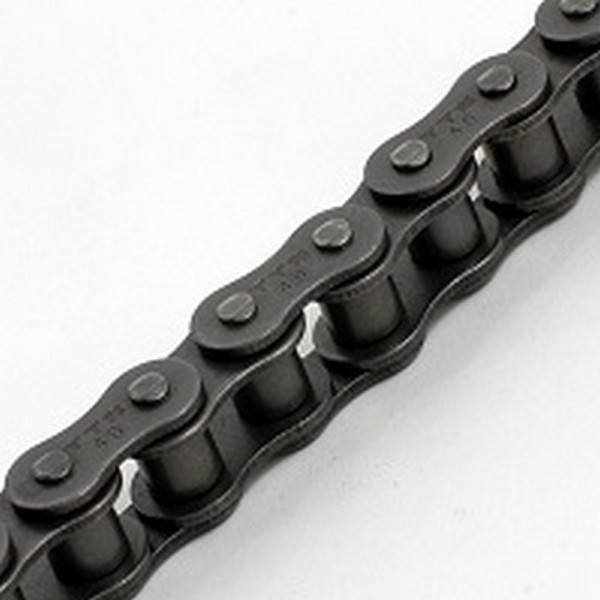 Riveted Roller Chain, 5/8 Inch Pitch, 50-1R chain, 1-Strand, 10 Feet/Box, Carbon Steel