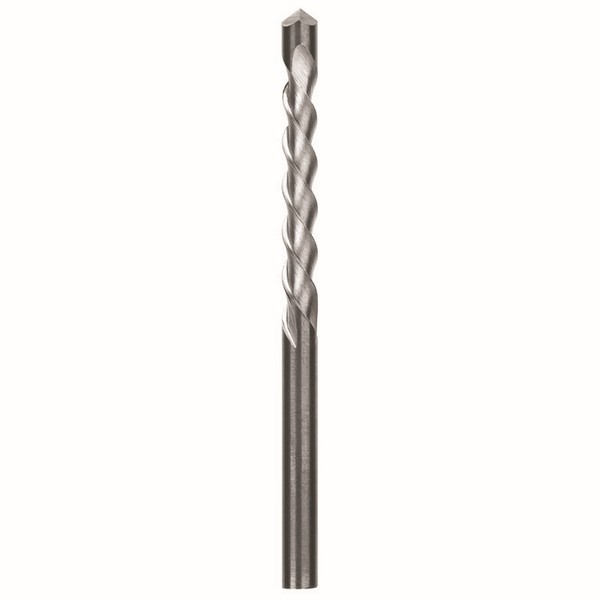 Cut-Out Bit, Drywall Router, 5/32 in Drill - Fraction, 2.51 in Overall Length, 1.29 in Cutting Depth, 2 Flutes, 1.29 in Flute Length, 5/32 in Dia Shank, Pilot Point, CW Cutting Direction, HSS, Bright