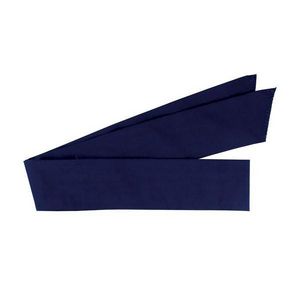 Cooling Bandana, Evaporative Cooling, Series: EZ-COOL®, Universal, Navy, 65% Polyester/35% Cotton Poplin, 10 to 20 min Soaking