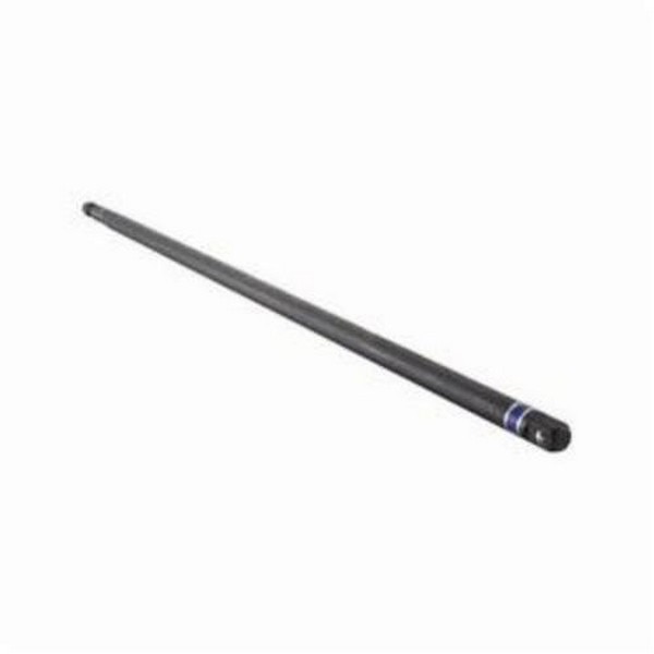 Socket Adapter, Ball Lock, Yes Impact Rated, Measurement System: Imperial, Hex x Square Drive, 1/4 in Male Drive, 12 in Overall Length, Male x Male Adapter, Black Oxide