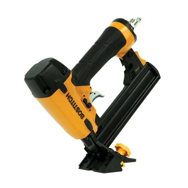 Flooring Stapler, Engineered Pneumatic, Tool/Kit: Tool, 1/4 Inch Width Crown, 18 Gauge, 100 Staples, 1.94 cfm Air Flow, 120 PSI Air, 1/4 Inch NPT Air Inlet, Rear Exhaust Location, 10.13 Inch Length x 3 Inch Width x 10 Inch Height Dimensions