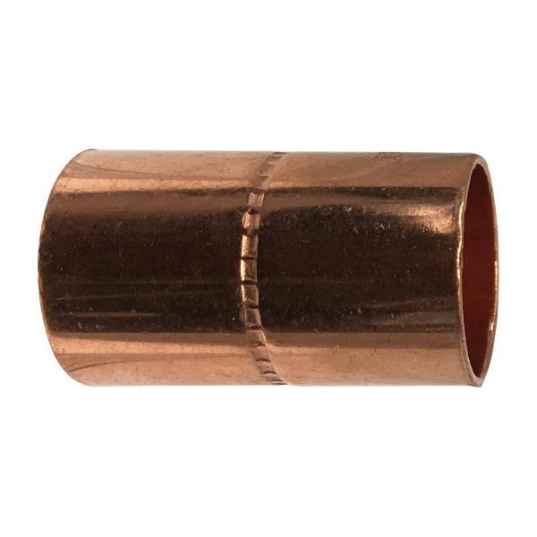 Socket Coupling, Coupling Fitting/Connector, 3 Inch Nominal, Solder End Style, 300 psi at 100° Pressure, 32 to 200 °F, ASTM B 88/ASTM B 306/A 306/Alloy C12200 Copper, Domestic