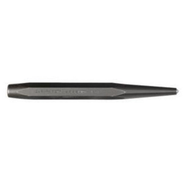 Center Punch, 3/8 in Tip, Parabolic, Steel Tip, 4-7/8 in Overall Length
