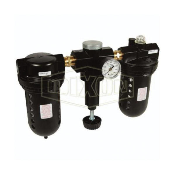 Combination Unit, Jumbo, Series: C31, 1 Inch NPT, 374 scfm, 0 to 150 psig, Polycarbonate Bowl, 0 to 125 psig, Zinc