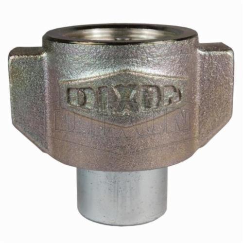 High Pressure Coupling, Wing Style Interchange, Series: WS Series, 1-1/4-11-1/2 Nominal, FNPT, 4.4 Inch Length, 5000 psi, -40 to 250 °F, Steel, 4.65 Inch Outside Diameter, Domestic