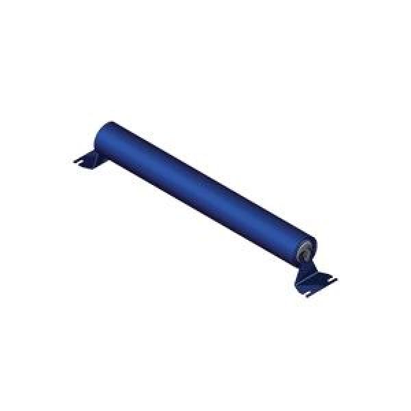 Flat Carrier Idler, E CEMA, 7 Inch Roll Diameter, 72 Inch Belt Width, Sealed Ball Bearing, 76 Inch Roller Length, 81 Inch Distance Between Mounting Holes, 76 Inch Distance Between Roller Ends, Steel