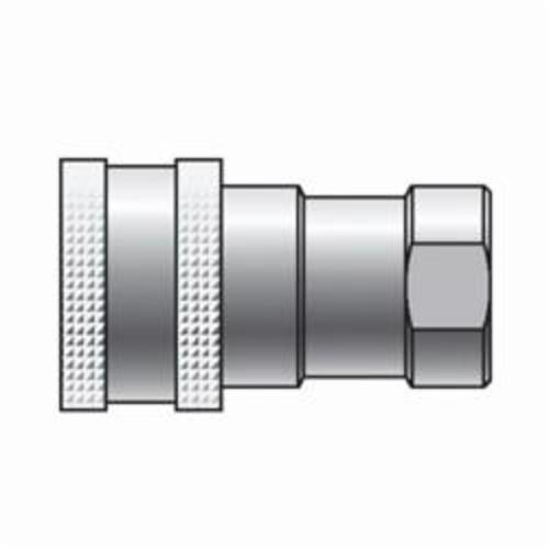 Quick Disconnect Coupler, Industrial Straight, Series: G945, Coupling Fitting/Connector, 1/4-18 Nominal, Quick Disconnect Coupler x FNPT End Style, 7500 psi Pressure, Steel, Domestic