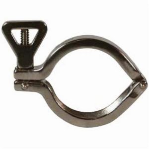 Clamp, Heavy Duty, Series: 13QLH, 1 to 1-1/2 Inch Outside Diameter, 304 Stainless Steel