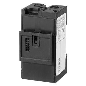 Current Measuring Module, 3-Pole, 110 to 690 VAC, 0.3 to 3 A, 50/60 Hz Frequency, Threaded/Snap-On Mounting, Straight Through Transformer Terminal, IP20 Enclosure, 83 mm H x 44.8 mm W x 45.3 mm D Dimensions