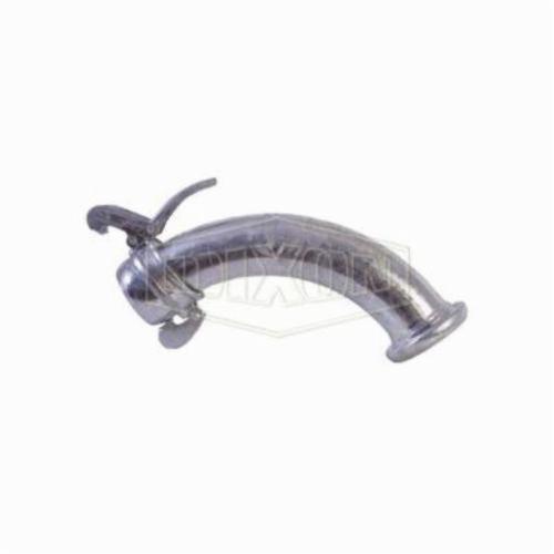 Quick Connect Elbow, Type B, Fitting/Connector Type: 90° Elbow, 4 Inch Nominal, Female x Male, Steel, Galvanized, Domestic