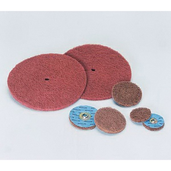Non-Woven Buff and Blend GP Disc, 2 Inch Diameter Disc, Very Fine Grade, Silicon Carbide Abrasive, Nylon Backing