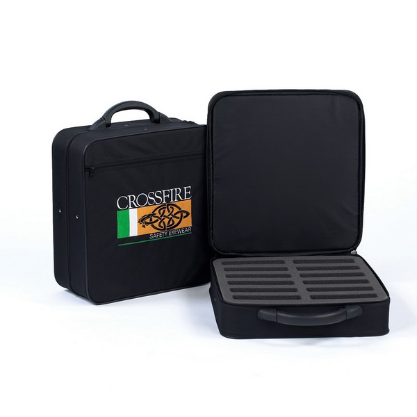 Sample Kit Display Case, Zippered, 12 Unit Capacity, Black