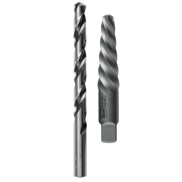 Spiral Extractor and Drill Bit, Aggressive Left Hand, Series: 537 Series, Measurement System: Imperial, 13/32 in Drill, #6 Extractor, High Speed Steel
