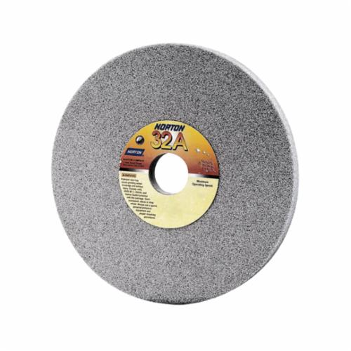 Dish Wheel, Series: SG Series, 6 in Wheel Diameter, 1/2 in Wheel Thickness, 1-1/4 in Center Hole, 60 Grit, Medium Grade, Ceramic Alumina Abrasive, Wheel Type Number: Type 12, 4140 RPM Maximum, Wheel Hardness: L, Vitrified Bond, Disc Wheel Shape