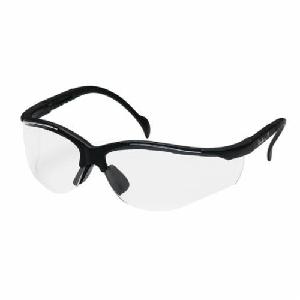 Dual Lens Protective Glasses, Size Universal, Scratch Resistant Clear Lens, Black Frame