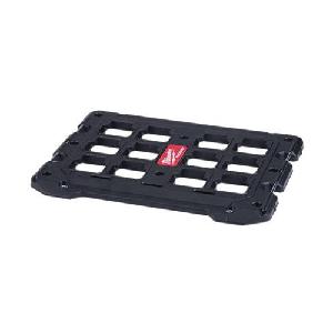 Mounting Plate, For Use With: Modular Storage System, Specifications: 50/100 lb Load, Wall/Floor Mounted, Polymer, Black, 23.425 in L x 18.425 in W x 1.142 in H Dimensions