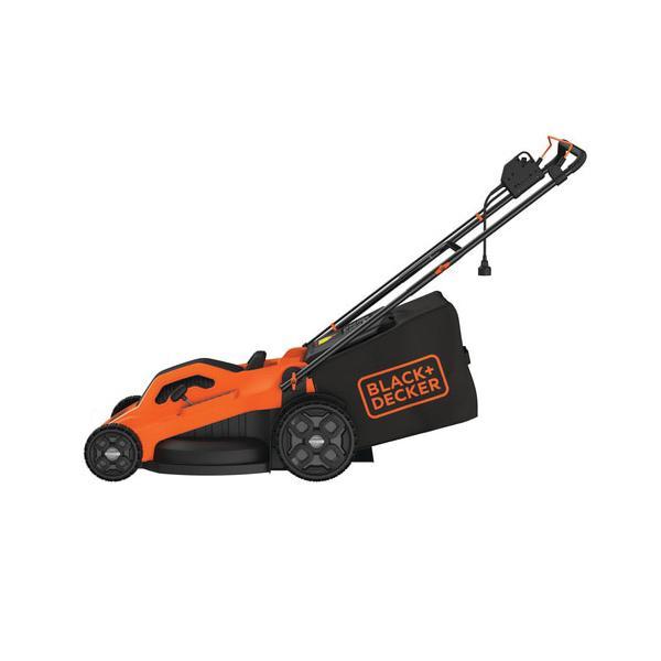 Lawn Mower, Corded Electric, 19 Inch Cutting Width, 4 Inch Cutting Height, Push Drive, Side Discharge, Easy Grip Handle, 7 Inch Diameter Front Wheel, 10 in Rear Wheel Diameter