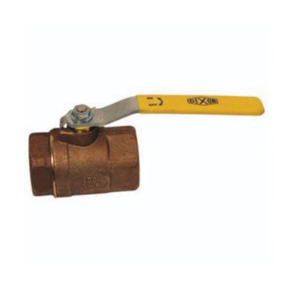 Ball Valve, Series: BBV, 1 Inch Nominal, FNPT, 600 psi WOG, 250 psi WSP, 450 °F, Standard Port, Media: Fluid, Water, Air, Gas and Steam, 316 Stainless Steel Ball, Bronze Body, 316 Stainless Steel Stem Trim, Multi-Fill RPTFE/MTFE Stem Packing, Domestic