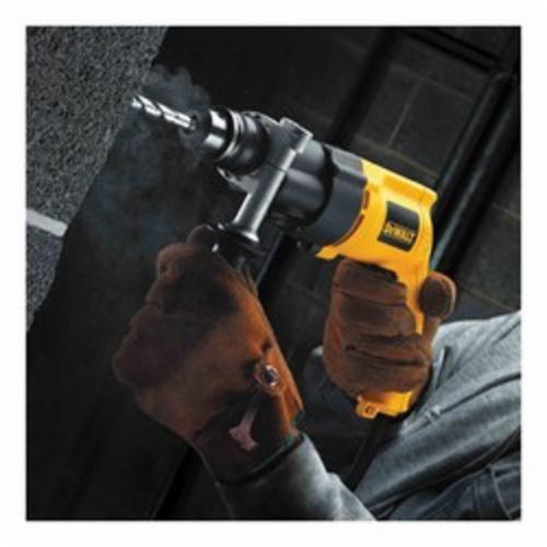 Hammer Drill, Dual Range Heavy Duty Lightweight, Bare Tool, 1/2 in Chuck, Keyed Chuck, 0 to 19000/0 to 46000 bpm Blows per Minute, 0 to 1100 RPM, 0 to 2700 RPM Speed, 2 Speed, 120 VAC, 7.8 A, Plastic Housing Material, Pistol Grip Handle, 8 ft Cord, F