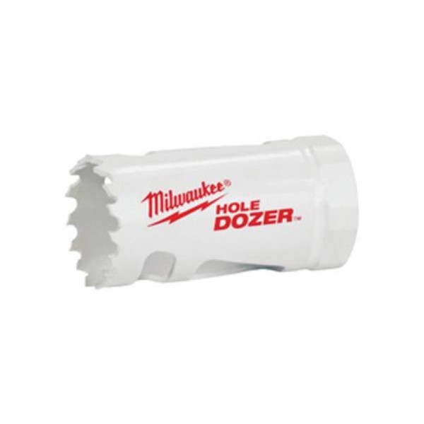 Hole Saw, 1-1/8 in Dia, 1-5/8 in Cutting Depth, 3.5 TPI, Bi-Metal/8% Cobalt Cutting Edge, Carbon Steel Body, Toothed Cutting Edge, 450/200/300/150 RPM, Hex Shank, 3/8 in Shank, Use Arbor: 49-56-7210/49-56-7240/49-56-7250 and 49-56-9100, White, Applic