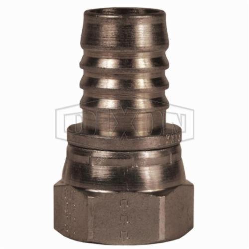 Hydraulic Swivel Stem, Suction and Return Line, 2-1/2-12 Inch Nominal, 37 °Female SAE Swivel x Hose Barb, Steel, Plated, Domestic
