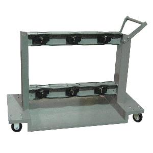 CART CYL GAS 2000LB 6 SWVL CASTER 24IN